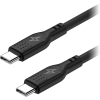 AlzaPower SilkCore USB-C to USB-C 2.0 - 5A, 240W, 1m - fekete (APW-CBSCTC2010B)
