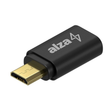 AlzaPower USB-C (F) to Micro USB-B 2.0 (M) kábel és adapter