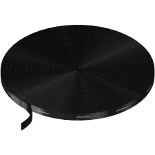 AlzaPower VelcroStrap+ Roll 25 m, fekete kábel és adapter