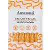 AmaNova Creamy Treats – Savory Chicken – csirkehús 6 x 15 g