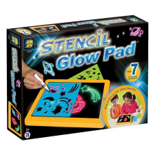  Amav Neon LED Rajztábla stencilekkel kreatív és készségfejlesztő