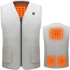  Amaz Lux fehér unisex fűthető mellény EU/XL munkaruha