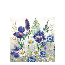 AMB.12513235 Mixed Meadow Flowers papírszalvéta 25x25cm,20db-os papírárú, csomagoló és tárolóeszköz