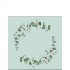  AMB.12517161 Eucalyptus Branch Green papírszalvéta 25x25cm,20db-os