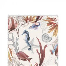 AMB.12517420 Seahorse papírszalvéta 25x25cm,20db-os papírárú, csomagoló és tárolóeszköz