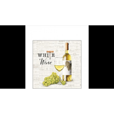 AMB.12518830 White wine papírszalvéta 25x25cm,20db-os asztalterítő és szalvéta