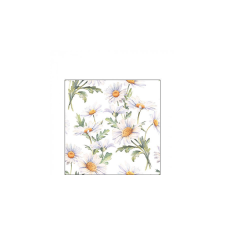  AMB.12519545 Beautiful daisies white papírszalvéta 25x25cm,20db-os konyhai eszköz