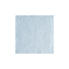  AMB.13306921 Elegance pearl blue dombornyomott papírszalvéta 33x33cm,15db-os asztalterítő és szalvéta