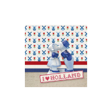 AMB.13310025 I love Holland papírszalvéta 33x33cm,20db-os asztalterítő és szalvéta