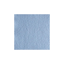  AMB.13311111 Elegance jeans blue dombornyomott papírszalvéta 33x33cm, 15db-os asztalterítő és szalvéta