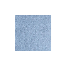 AMB.13311111 Elegance jeans blue dombornyomott papírszalvéta 33x33cm, 15db-os asztalterítő és szalvéta