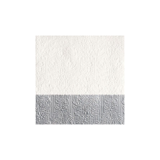 AMB.13311151 Elegance Dip Silver dombornyomott papírszalvéta 33x33cm,15db-os asztalterítő és szalvéta