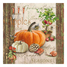 AMB.13312410 Autumn Gardening papírszalvéta 33x33cm,20db-os papírárú, csomagoló és tárolóeszköz