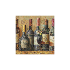 AMB.13312940 Best Wines papírszalvéta 33x33cm,20db-os higiéniai papíráru