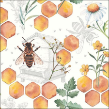  AMB.13317510 Honeycomb papírszalvéta 33x33cm, 20db-os asztalterítő és szalvéta