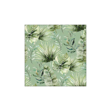  AMB.13318217 Jungle leaves green papírszalvéta 33x33cm, 20db-os papírárú, csomagoló és tárolóeszköz
