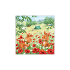 AMB.13318525 Summer camp papírszalvéta 33x33cm, 20db-os papírárú, csomagoló és tárolóeszköz