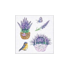 AMB.13318540 Lavender baskets papírszalvéta 33x33cm, 20db-os papírárú, csomagoló és tárolóeszköz