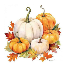  AMB.13318815 Pumpkin season papírszalvéta 33x33cm, 20db-os papírárú, csomagoló és tárolóeszköz