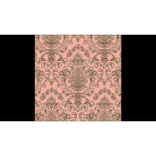 AMB.13319111 Baroque ornament salmon papírszalvéta 33x33cm, 20db-os asztalterítő és szalvéta
