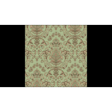 AMB.13319112 Baroque ornament green papírszalvéta 33x33cm, 20db-os asztalterítő és szalvéta