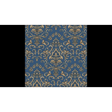 AMB.13319267 Baroque ornament blue papírszalvéta 33x33cm, 20db-os asztalterítő és szalvéta