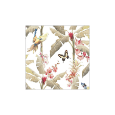  AMB.13319531 Tropical scene white papírszalvéta 33x33cm, 20db-os konyhai eszköz
