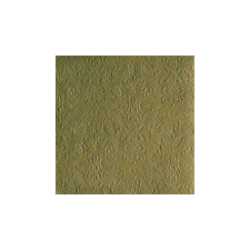 AMB.14011114 Elegance Olive Green dombornyomott papírszalvéta 40x40cm,15db-os asztalterítő és szalvéta