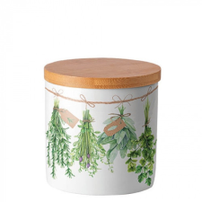 AMB.17416285 Fresh Herbs porcelán konyhai tároló 10x10cm papírárú, csomagoló és tárolóeszköz