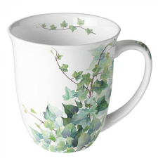 AMB.18417025 Hedera White porcelánbögre 0,4l bögrék, csészék