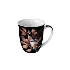 AMB.18417790 Lovely chickadee black porcelánbögre 0,4l bögrék, csészék