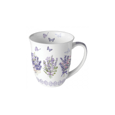  AMB.18419735 Lovely lavender white porcelánbögre 0,4l bögrék, csészék