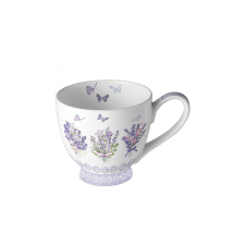  AMB.18819735 Lovely lavender white porcelánbögre 0,45L bögrék, csészék