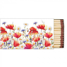AMB.19518640 Poppies and cornflowers gyufa 6,5x11cm konyhai eszköz