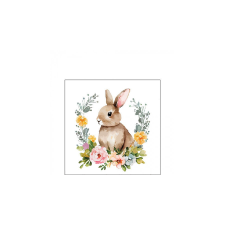  AMB.22519755 Cute Easter rabbit papírszalvéta 25x25cm, 20db-os konyhai eszköz