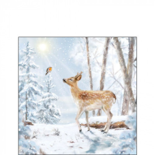  AMB.32519220 Meeting in winterworld papírszalvéta 25x25cm, 20db-os papírárú, csomagoló és tárolóeszköz