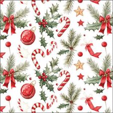  AMB.33320290 Christmas Elements papírszalvéta 33x33cm, 20db-os papírárú, csomagoló és tárolóeszköz