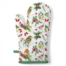  AMB.36419955 Birds in Winter edényfogó kesztyű 18x30cm, 100% pamut lakástextília
