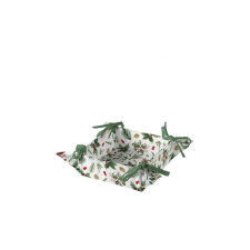  AMB.36916495 Winter greenery white kenyérkosár 20x20x7cm, 100% pamut papírárú, csomagoló és tárolóeszköz