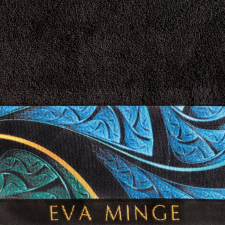  Amber Eva Minge törölköző Fekete 50x90 cm lakástextília
