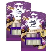 AMBI PUR 3Volution Sugarplum Utántöltő elektromos légfrissítő készülékhez 2x20ml tisztító- és takarítószer, higiénia