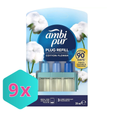  Ambi Pur 3volution utántöltő 20ml Cotton Flower KARTON - 9 db tisztító- és takarítószer, higiénia