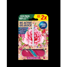  Ambi Pur aktív wc gél block 2x45 g rose & lily tisztító- és takarítószer, higiénia