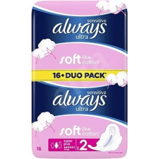 AMBI PUR Always Egészségügyi betét Ultra Super Plus Sensitive 16db intimhigiénia nőknek