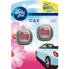 AMBI PUR Car Flowers&Spring Csíptetős Autóillatosító 2 db  illatosító, légfrissítő