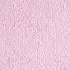 AMBIENTE 12504928 Elegance Pink papírszalvéta, kisebb,  25x25cm,15db-os asztalterítő és szalvéta
