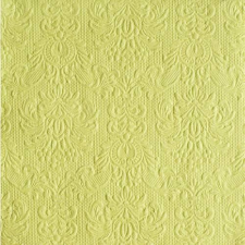 AMBIENTE 14004931 Elegance light green papírszalvéta, nagy, 40x40cm,15db-os asztalterítő és szalvéta