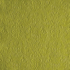 AMBIENTE 14004932 Elegance green papírszalvéta 40x40cm,15db-os asztalterítő és szalvéta