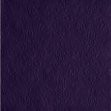AMBIENTE 14007908 Elegance violet papírszalvéta, nagy, 40x40cm,15db-os asztalterítő és szalvéta