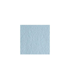 AMBIENTE AMB.12511106 Elegance pale blue dombornyomott papírszalvéta 25x25cm, 15db-os asztalterítő és szalvéta